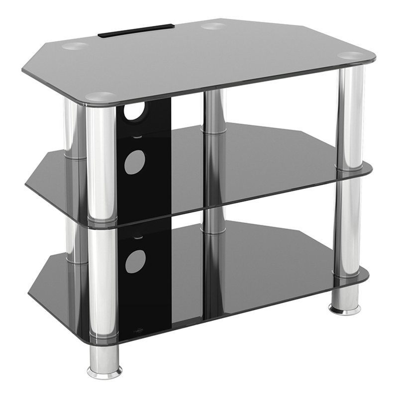 Symple Stuff Glass Corner TV Stand for TVs up to 32" Wayfair.co.uk